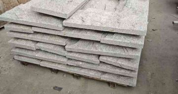 河源芝麻白蘑菇石，自然面