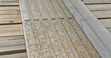 河源黄金麻盲道石 盲条