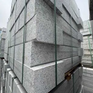 河源芝麻白路牙石 马路牙子