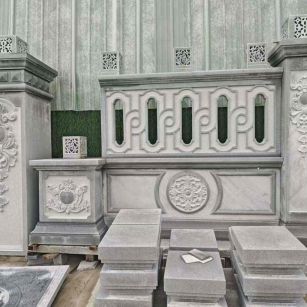 河源芝麻灰异形别墅门头