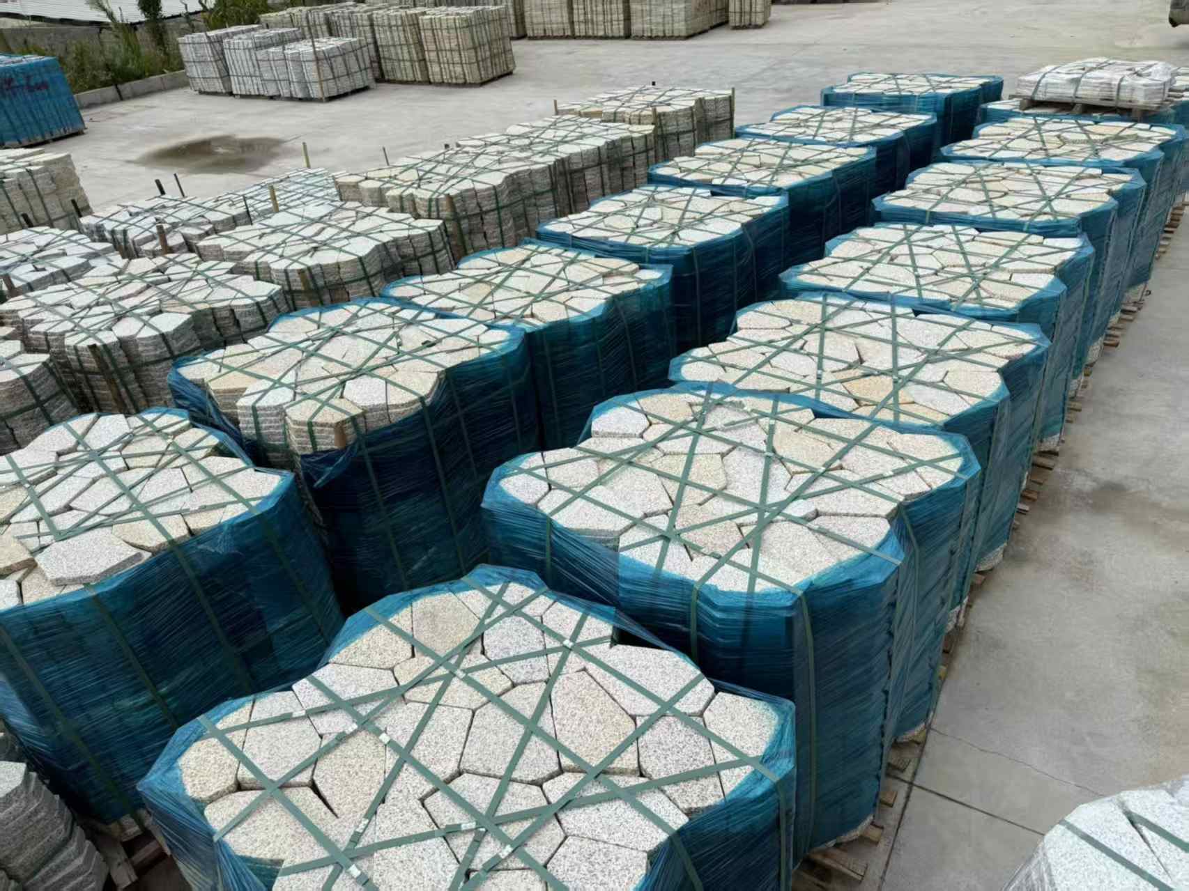 河源黄金麻冰裂纹 碎拼